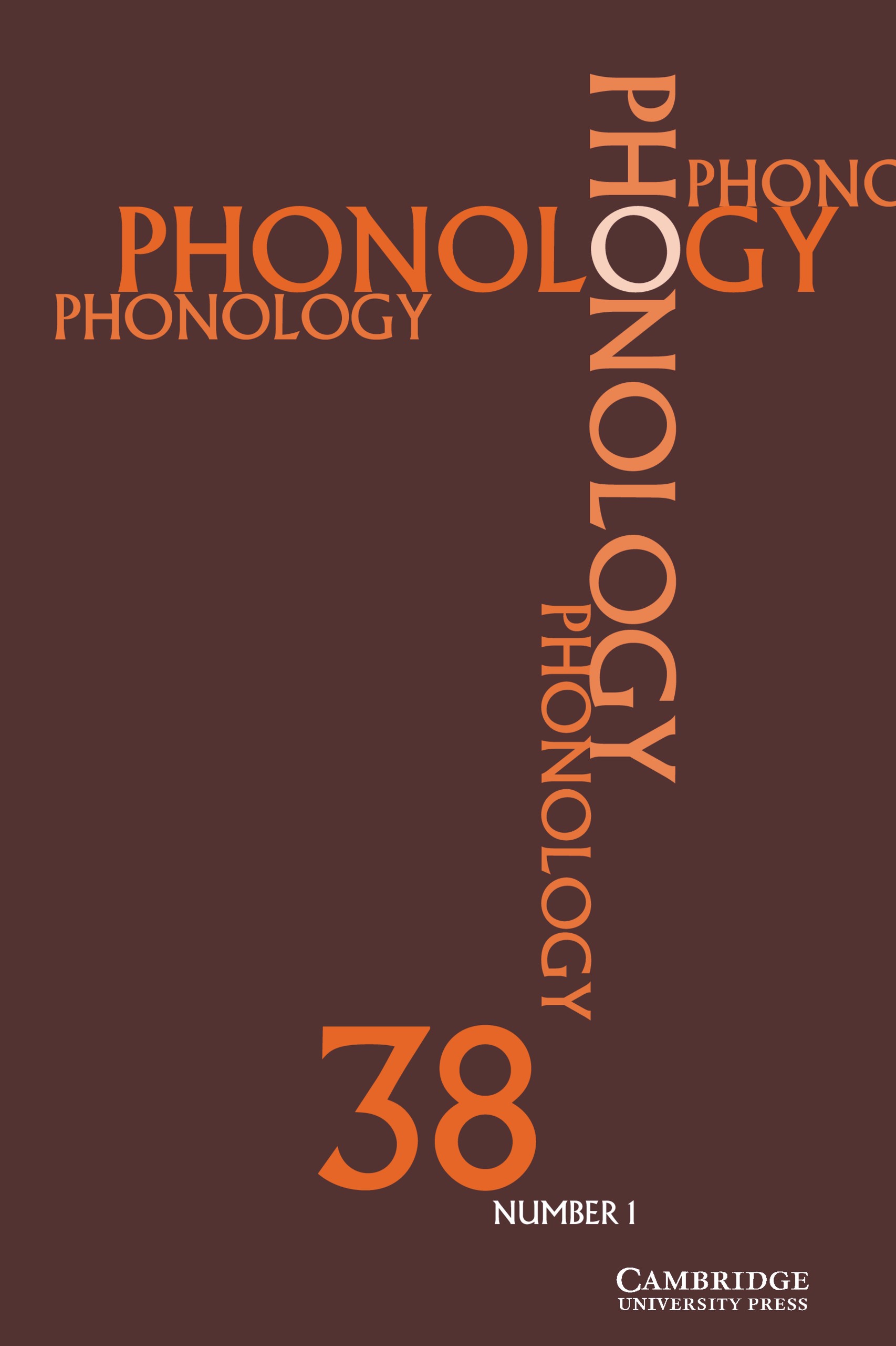 cover of a recent issue of Phonology